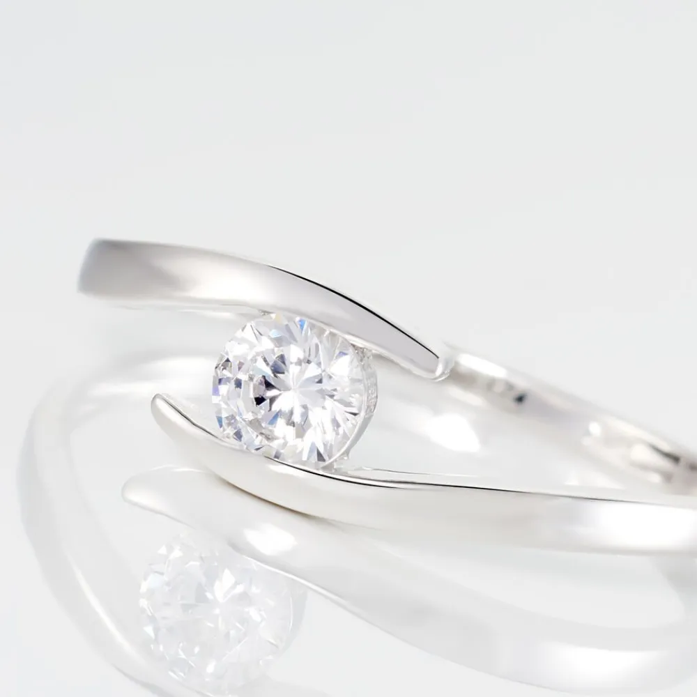Bague Solitaire Camilia De Zirconium|Marc Orian Online