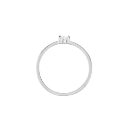 Bague Solitaire 1er Solitaire Argent Blanc Oxyde De Zirconium|Marc Orian New