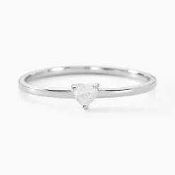 Bague Solitaire 1er Solitaire Argent Blanc Oxyde De Zirconium|Marc Orian New