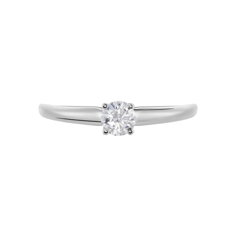 Bague Solitaire Flora Or Blanc Diamant|Marc Orian Clearance