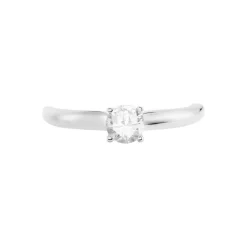 Bague Solitaire Flora Or Blanc Diamant|Marc Orian Best