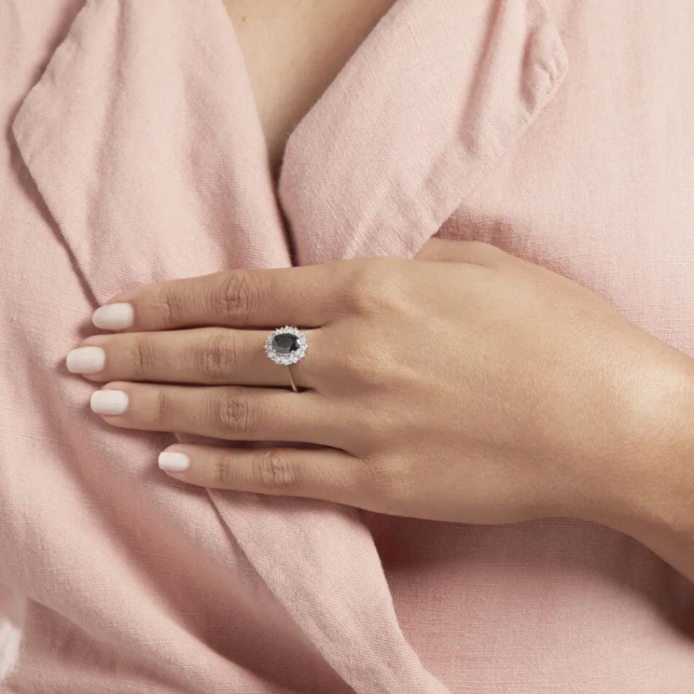 Bague Solitaire Gabor Argent Blanc Oxyde De Zirconium|Marc Orian Best