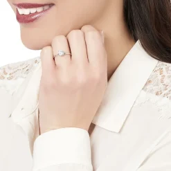 Bague Solitaire Gatiane Argent Oxyde De Zirconium|Marc Orian