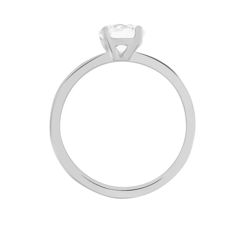Bague Solitaire Gatiane Argent Oxyde De Zirconium|Marc Orian