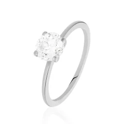 Bague Solitaire Gatiane Argent Oxyde De Zirconium|Marc Orian