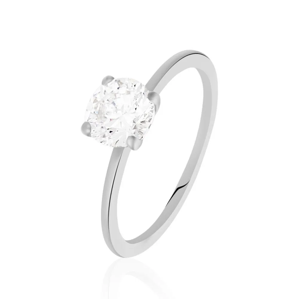 Bague Solitaire Gatiane Argent Oxyde De Zirconium|Marc Orian