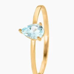 Bague Solitaire Goutte Or Jaune Topaze|Marc Orian Clearance