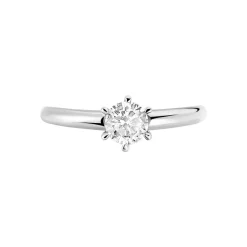 Bague Solitaire Guenolee Or Blanc Diamant|Marc Orian Best