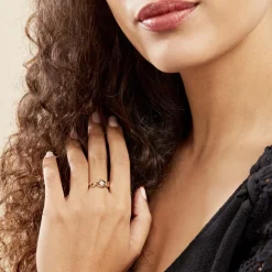 Bague Solitaire Jaume Plaqué Or Oxyde De Zirconium|Marc Orian Hot