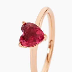 Bague Solitaire Kelvyn Argent Rose Oxyde De Zirconium|Marc Orian Clearance