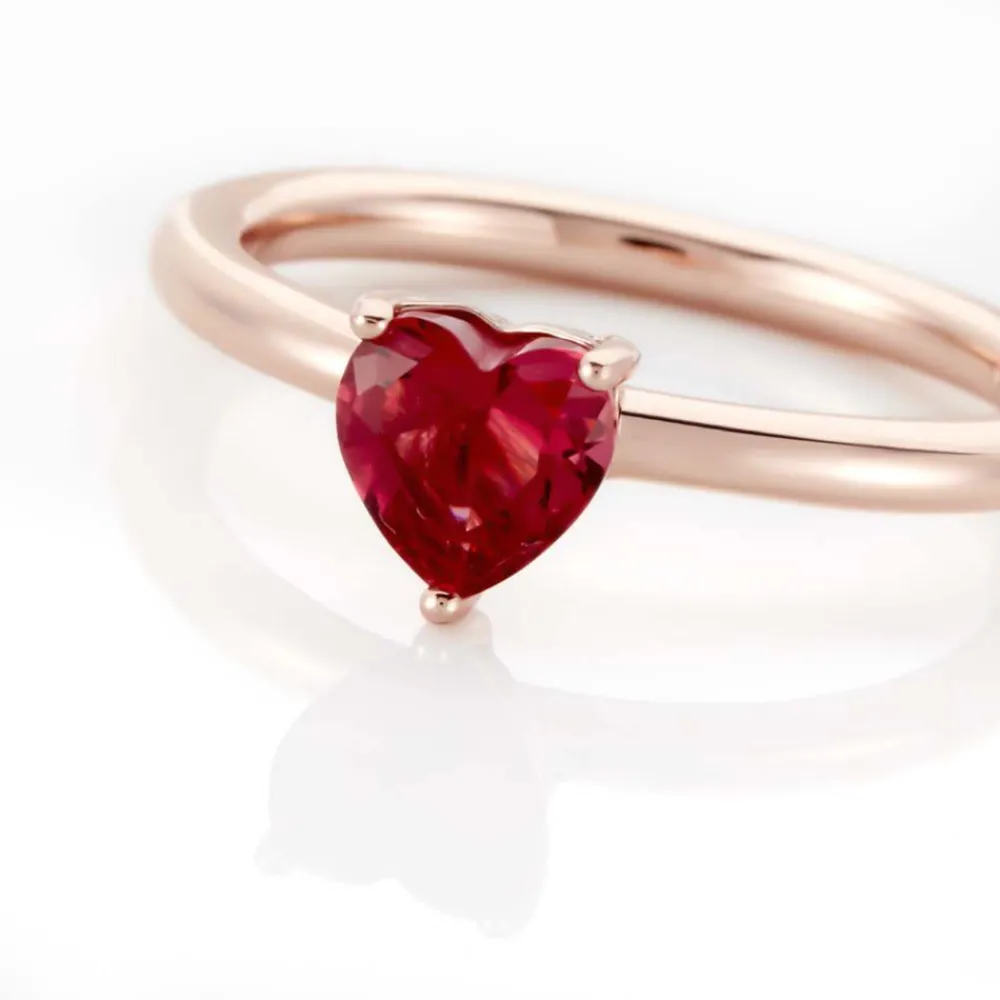 Bague Solitaire Kelvyn Argent Rose Oxyde De Zirconium|Marc Orian Clearance