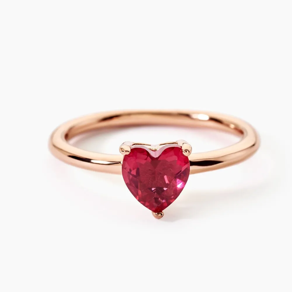 Bague Solitaire Kelvyn Argent Rose Oxyde De Zirconium|Marc Orian Clearance