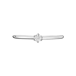 Bague Solitaire Liseline Or Blanc Diamant|Marc Orian Hot