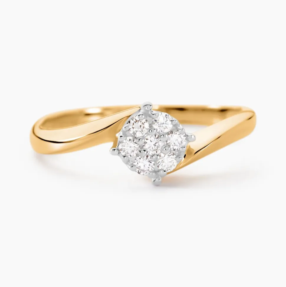 Bague Solitaire Lysia Or Jaune Diamant