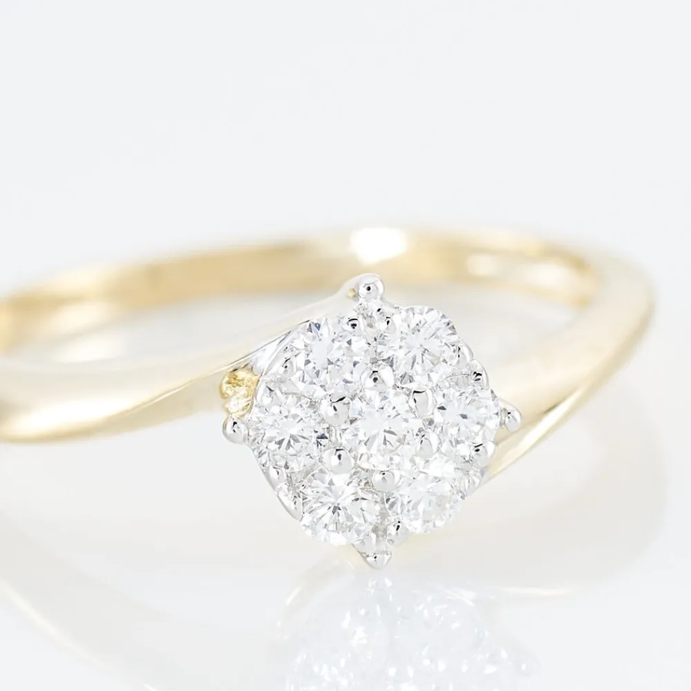 Bague Solitaire Lysia Or Jaune Diamant|Marc Orian New
