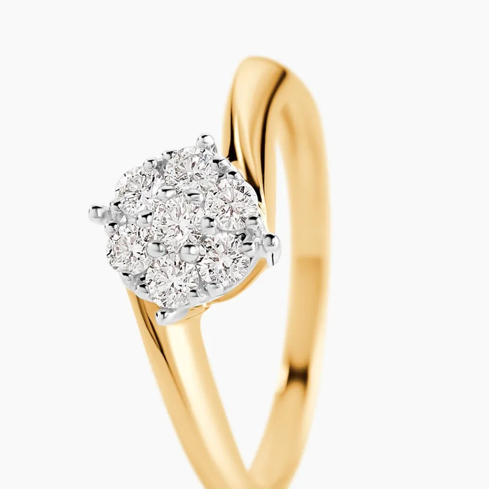 Bague Solitaire Lysia Or Jaune Diamant|Marc Orian New
