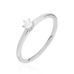 Bague Solitaire Mai-li Or Blanc Diamant|Marc Orian Online