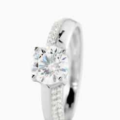 Bague Solitaire Messine De Zirconium|Marc Orian Online