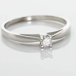 Bague Solitaire Morrigane Or Blanc Diamant|Marc Orian Discount