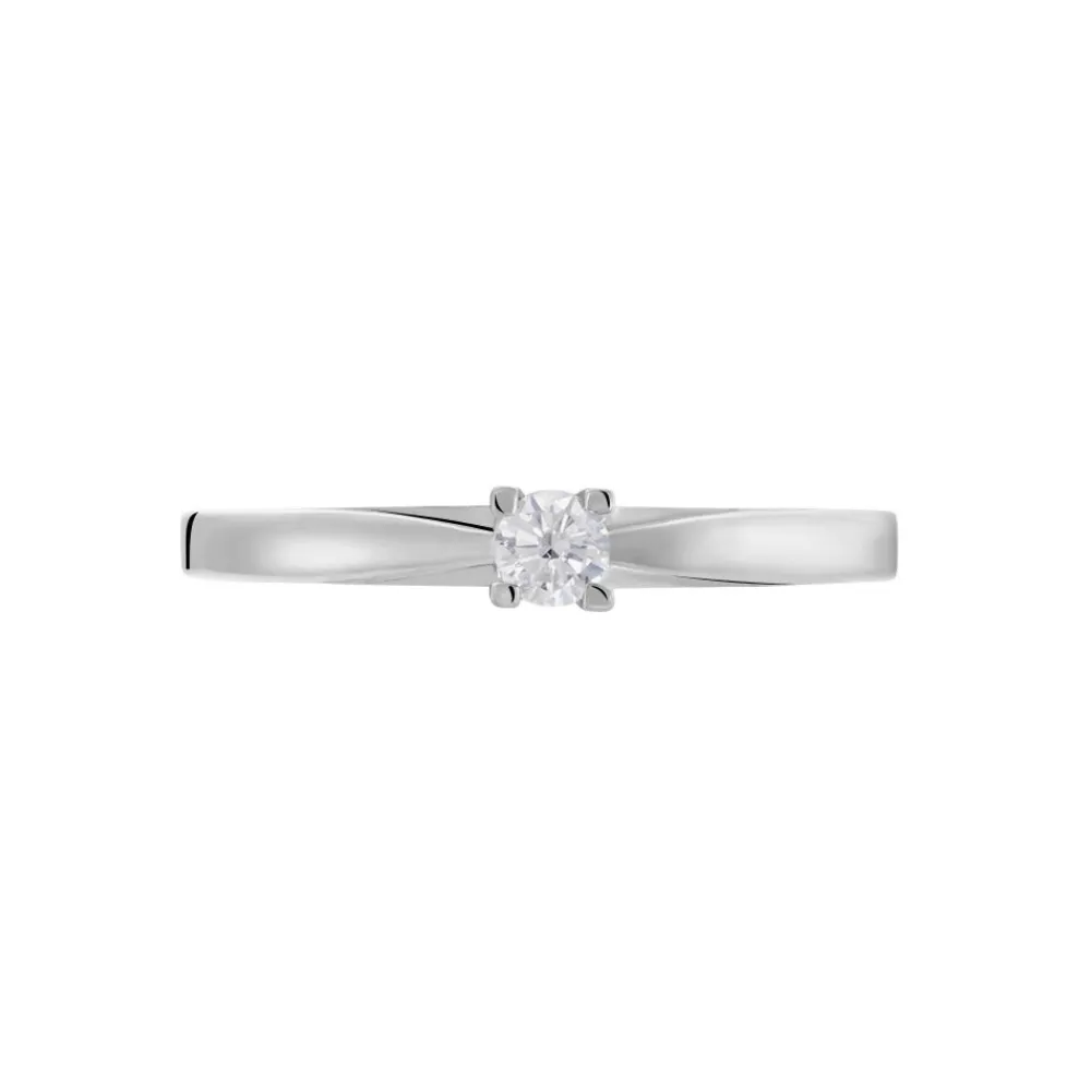 Bague Solitaire Morrigane Or Blanc Diamant|Marc Orian Discount