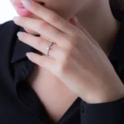Bague Solitaire Morrigane Or Blanc Diamant|Marc Orian Discount