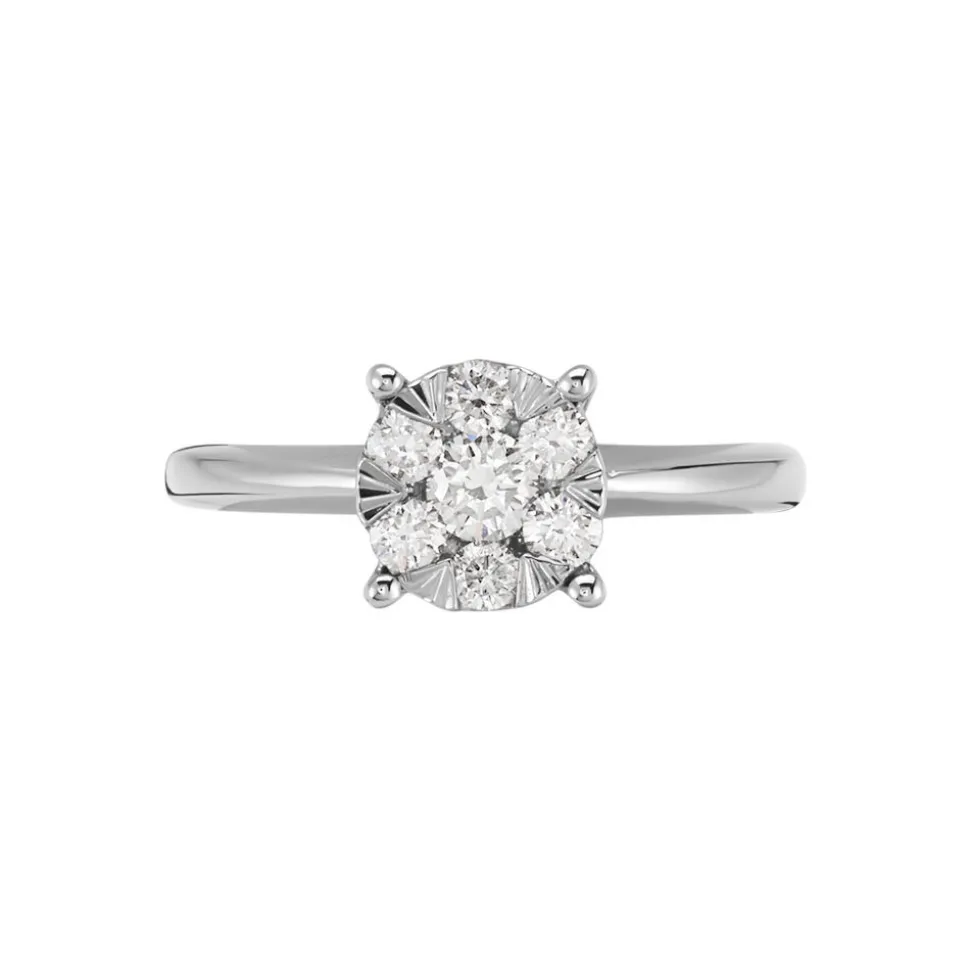 Bague Solitaire Or Blanc Dream Diamants