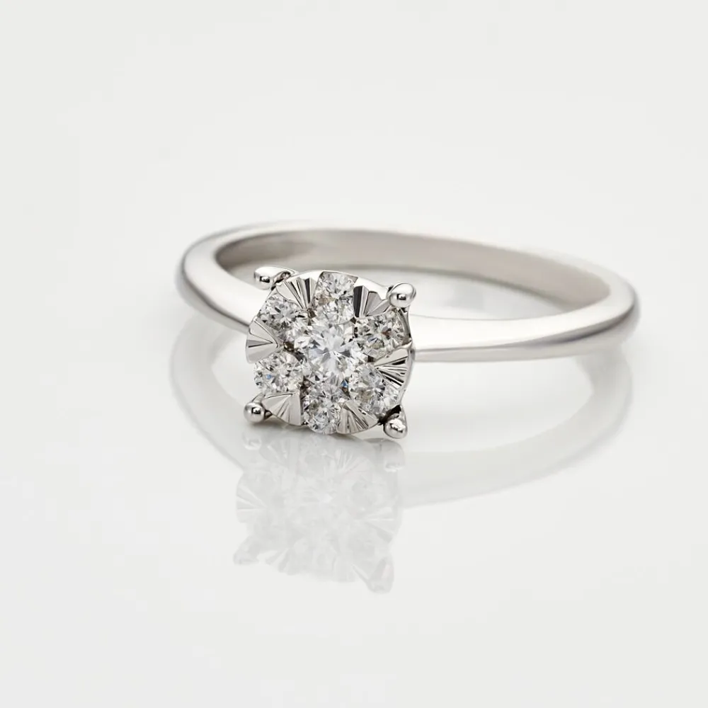 Bague Solitaire Or Blanc Dream Diamants|Marc Orian Online