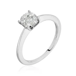 Bague Solitaire Or Blanc Dream Diamants|Marc Orian Clearance