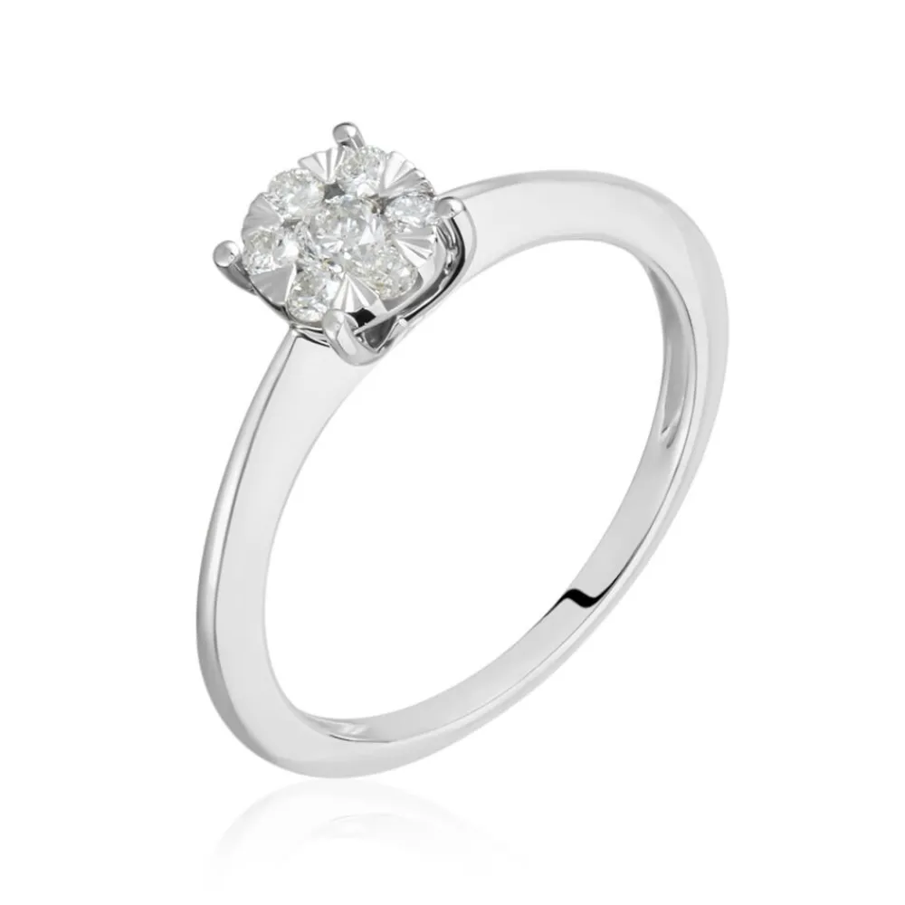 Bague Solitaire Or Blanc Dream Diamants|Marc Orian Clearance