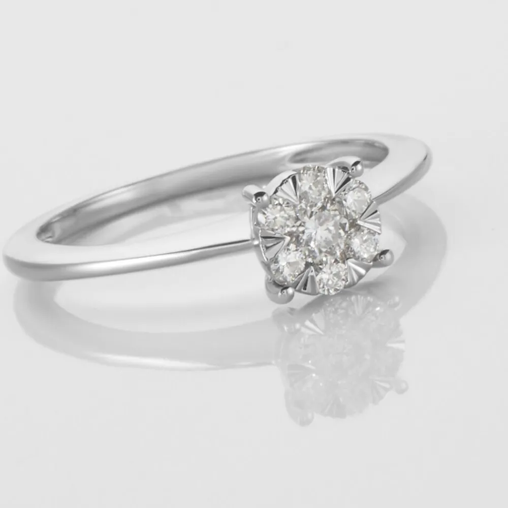 Bague Solitaire Or Blanc Dream Diamants|Marc Orian Clearance
