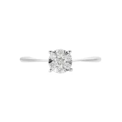 Bague Solitaire Or Blanc Dream Diamants|Marc Orian Clearance