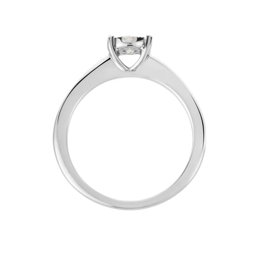 Bague Solitaire Or Blanc Dream Diamants|Marc Orian Clearance