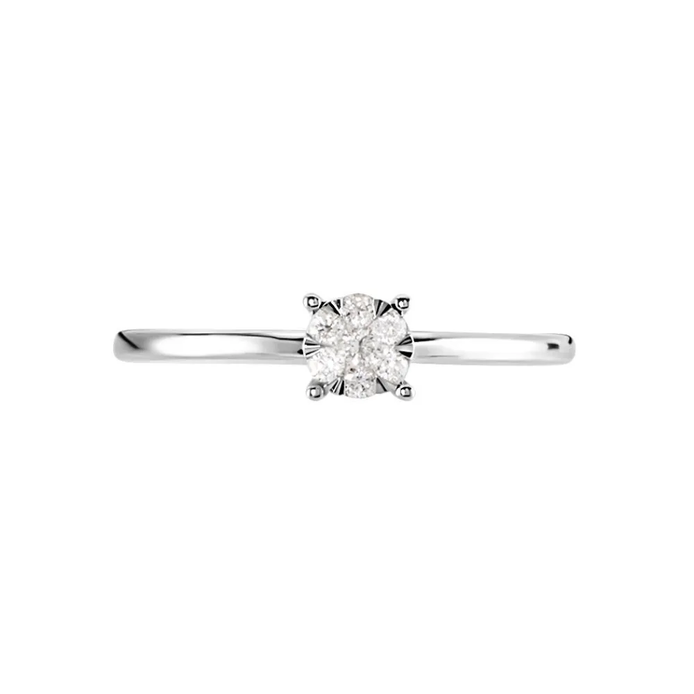 Bague Solitaire Or Blanc Dream Diamants|Marc Orian New