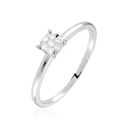 Bague Solitaire Or Blanc Dream Diamants|Marc Orian New