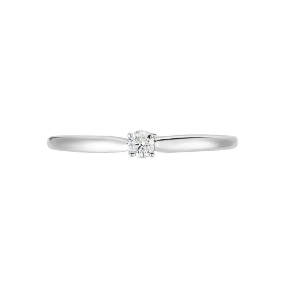Bague Solitaire Or Blanc Flora Diamant|Marc Orian Clearance