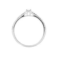 Bague Solitaire Or Blanc Nyala Diamants|Marc Orian Hot