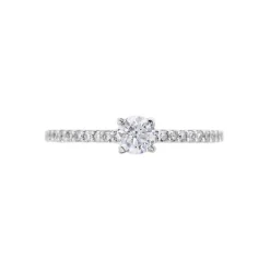 Bague Solitaire Or Blanc Nyala Diamants|Marc Orian Hot