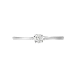 Bague Solitaire Or Blanc Solenia Diamant|Marc Orian