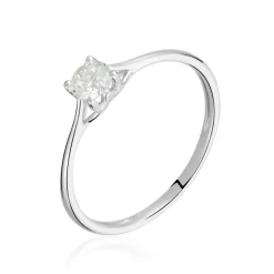 Bague Solitaire Or Blanc Solenia Diamant|Marc Orian Hot