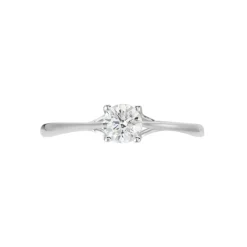 Bague Solitaire Or Blanc Solenia Diamant|Marc Orian Hot