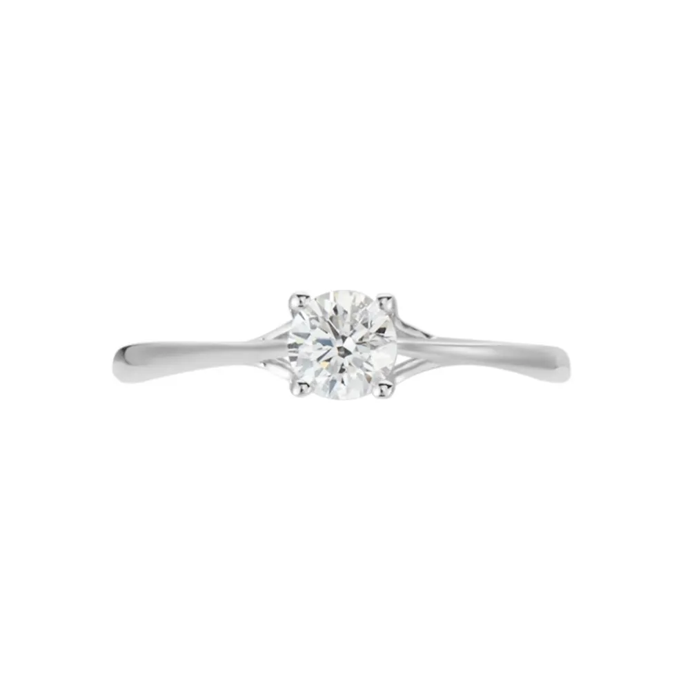 Bague Solitaire Or Blanc Solenia Diamant|Marc Orian Hot
