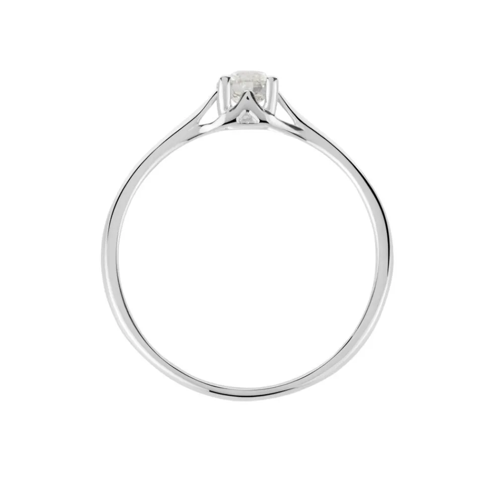 Bague Solitaire Or Blanc Solenia Diamant|Marc Orian Hot