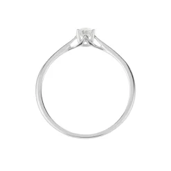 Bague Solitaire Or Blanc Solenia Diamant|Marc Orian Hot