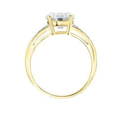 Bague Solitaire Or Jaune Anthyme Oxyde De Zirconium|Marc Orian New