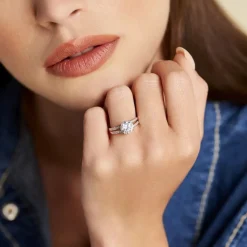 Bague Solitaire Or Jaune Anthyme Oxyde De Zirconium|Marc Orian New