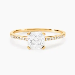 Bague Solitaire Or Jaune Beline Oxyde De Zirconium|Marc Orian