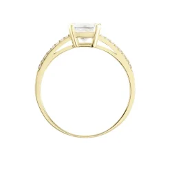 Bague Solitaire Or Jaune Beline Oxyde De Zirconium|Marc Orian