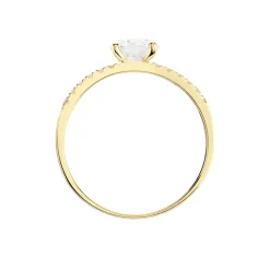 Bague Solitaire Or Jaune Cesarine Oxyde De Zirconium|Marc Orian Sale