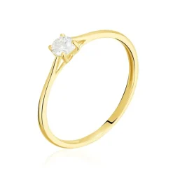 Bague Solitaire Or Jaune Solenia Diamant|Marc Orian Online