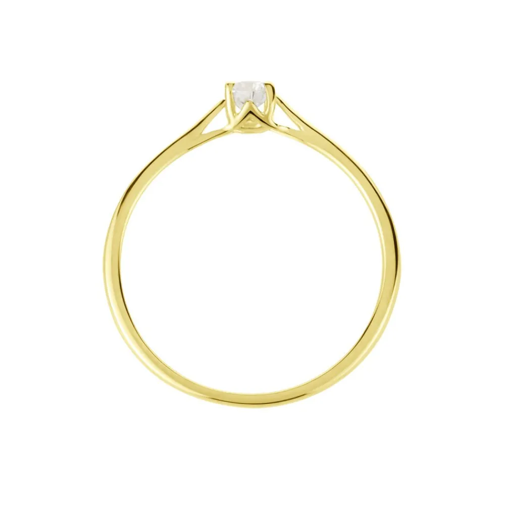 Bague Solitaire Or Jaune Solenia Diamant|Marc Orian Online